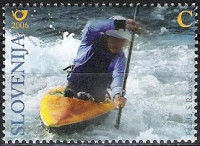 Slovenija 586 šport SP kajak kanu voda nežigosana ** (max)
