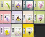 Slovenija 717- 727 rože flora rastline velikonočnica jeglič ** (max)