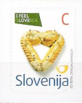 Slovenija 728 redne pleteno srce iz testa nežigosana ** (max)