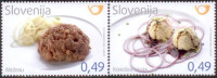 Slovenija 874 - 875 jedi mežerli Koroška skuta nežigosan par ** (max)