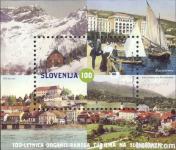SLOVENIJA - blok 22 - 100 let turizma na Slovenskem