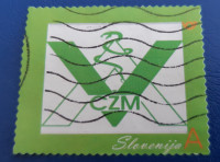 Slovenija  Center za živali Moste CŽM žigosana osebna znamka
