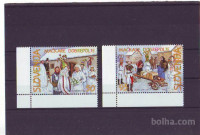 SLOVENIJA - FOLKLORA - MI. 338/9** s K.P.- (msmk)
