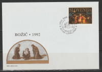 Slovenija leto 1992 - FDC - BOŽIČ