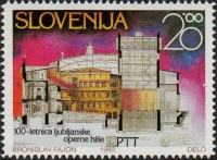 SLOVENIJA - (MI.18) 100 let opere LJ