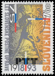 SLOVENIJA - (MI.45) 75 let SLO Poštne uprave