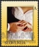 SLOVENIJA - Osebna znamka Poroka 24.1.2007 nežigosana