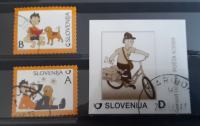 SLOVENIJA - Poštar Pavli žigosane znamke