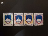 Slovenske znamke, različni seti #1-20