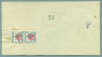 Verigraji - čekovna nakaznica poslana v Velenje, pomožna pošta Škale