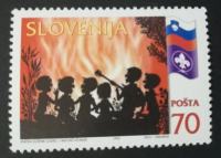 Znamke SLO 1995 - Slovenski skavti in taborniki