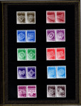 Znamke Slovenija 1996-97 serija Idrijske čipke