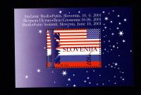 Znamke Slovenija 2001 - blok št. 13 srečanje Bush - Putin