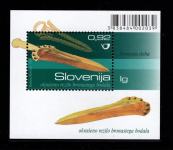 Znamke Slovenija 2009 - blok bronasto bodalo iz Iga