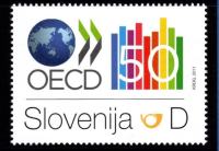 Znamke Slovenija 2011 - 50-letnica OECD