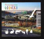 Znamke Slovenija 2012 - blok naravni parki  Goričko