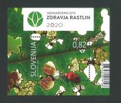 Znamke Slovenija 2020 - blok mednarodno leto zdravja rastlin