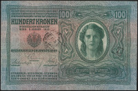 100 avstro-ogrskih kron s slovensko znamko - Ljubljana 2