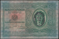 100 avstro-ogrskih kron s slovensko znamko - Sv. Tomaž