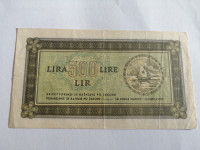 500 lir 1945 Slovenija STO vf
