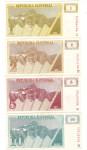 BANKOVCI   1,2,5,10  boni  1990  Slovenija