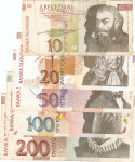 BANKOVCI  10,20,50,100,200 tolarjev  Slovenija
