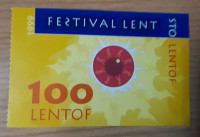 Bon kupon 100 lentof 1999 Festival Lent Maribor UNC