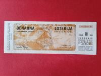 Denarna loterija PTT Ljubljana.10 din,1975