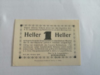 Lokalni denar Celje 1 heller aunc 1912