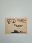 NAKAZNICA 3 LIRE 1943