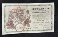 REDKO ! Obveznica 3% Posojila Narodne Osvoboditve
