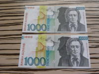 Slovenija 1000 tolarjev 2003 BH (XF++)