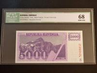 Slovenija 1992, 5000 Tolarjev, (P-10) GEM UNC