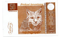 SLOVENIJA-50 KARANTANOV fantazijski bankovec