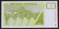 Slovenija BON 1 enota 1990 - AA - UNC