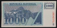 Slovenija BON 1000 enot 1991 - AH - VF