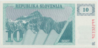 SLOVENIJA 1990 - (SI-P4a) DENARNI BON 10  DIN/SIT  UNC