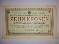 Taboriščni denar Celje Reifenstein 1916 redko