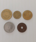 1 dinar, 2, 10 dinarjev, 50, 25 para , letnik 1938