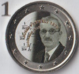 2 € 2023   JOSIP PLEMELJ - 7 motivov barvnih kovancev