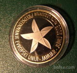 3 eur Predsedovanje PROOF poliranec Slovenija 2008