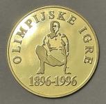 5000 Tolarjev 1996. – OLIMPIJSKE IGRE 1896-1996