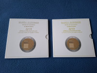 Euro set Banke Slovenije iz leta 2019 v proof  in navadni izvedbi