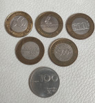 komplet kovancev 500 tolarjev