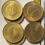 Komplet kovanci 1 tolar Slovenija