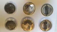 Komplet zbirateljskih kovancev ob 10.,20. in 30. letnici samostojnosti