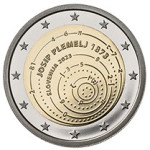 Kovanec 2€ - 2023 PROOF Josip Plemelj