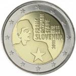 *KOVANEC 2 eur Slovenija FRANC ROZMAN STANE 2011 euro € evro - prodam