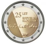 Kovanec 2€ UNC - 2016 25 let osamosvojitve RS