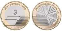 Kovanec 3€ UNC - 2023 Dan slovenskega športa